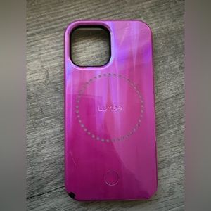 Halo hot pink voltage iPhone 13 Pro Max case